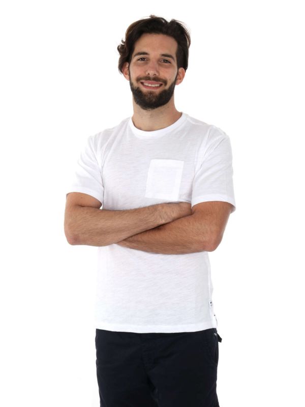 T-SHIRT ARNOUX GAS UOMO BIANCO