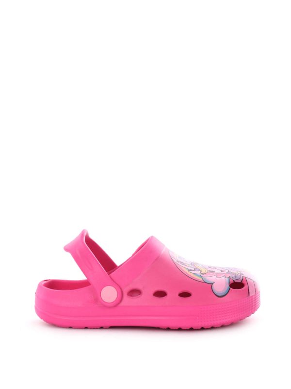 CIABATTE UNICORNO DISNEY BAMBINA FUXIA
