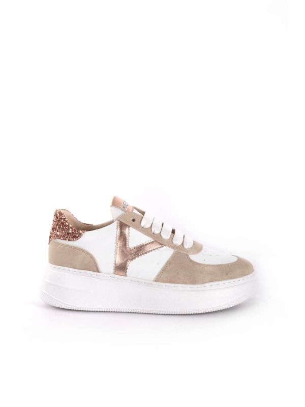 SNEAKERS PLATFORM VENUS KEYS DONNA BIANCO ROSA