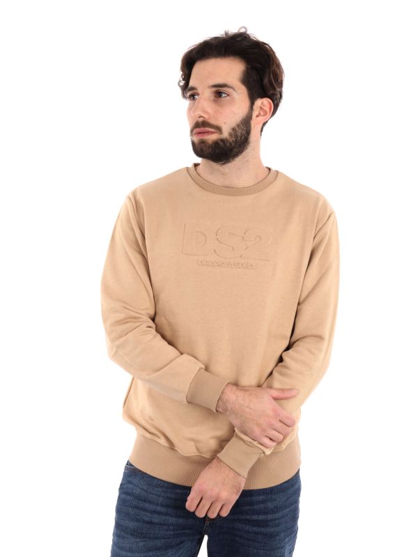 FELPA GIROCOLLO DROP SEASON 2 UOMO BISCOTTO