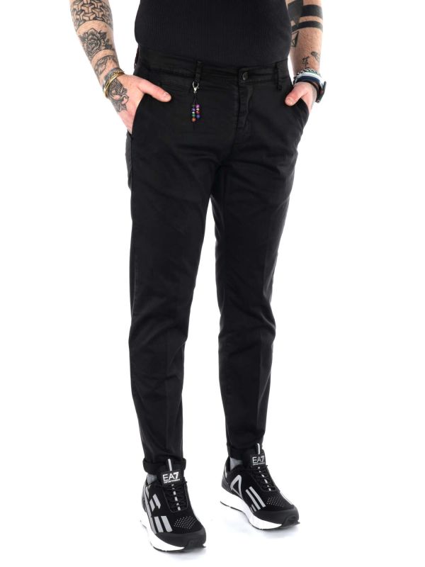 PANTALONE ENZO FB UOMO NERO
