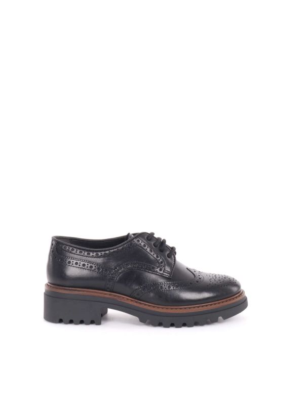 SCARPA OXFORD SHOELAB DONNA NERO