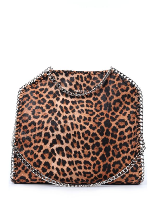 BORSA CON CATENA SHOP ART DONNA BEIGE