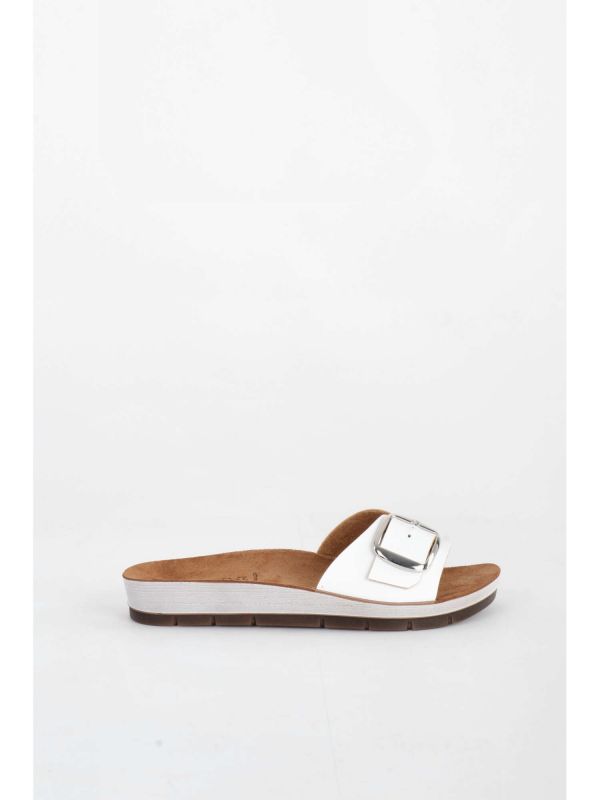 CIABATTA CON FASCIA INBLU DONNA BIANCO