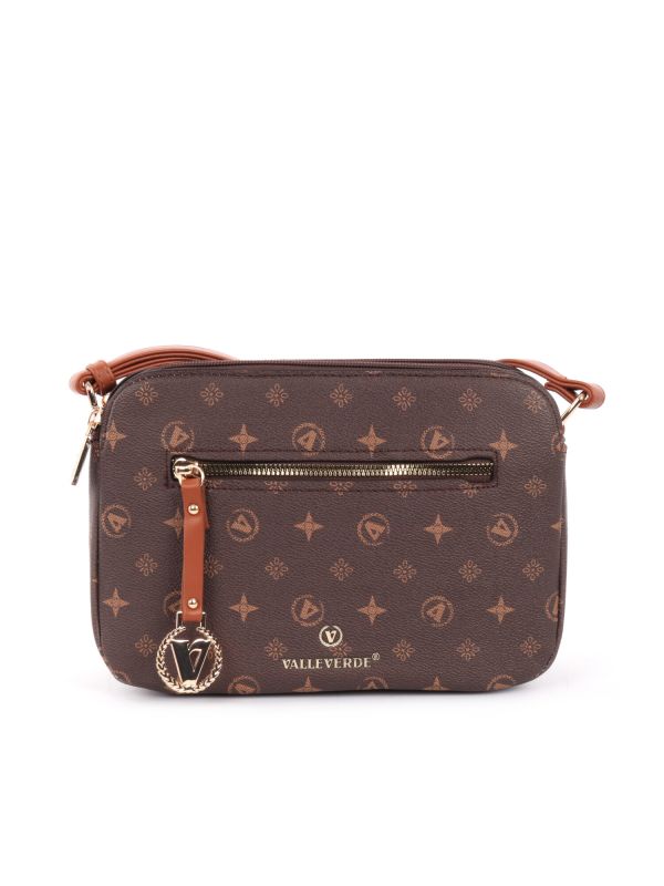 BORSA MONOGRAMMA VALLEVERDE DONNA MARRONE