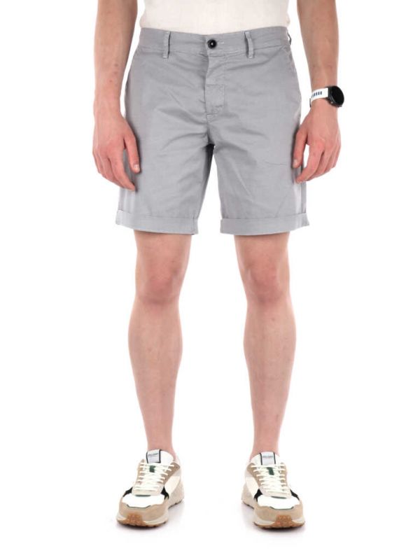 BERMUDA CHINO MICROFANTASIA FB UOMO PERLA