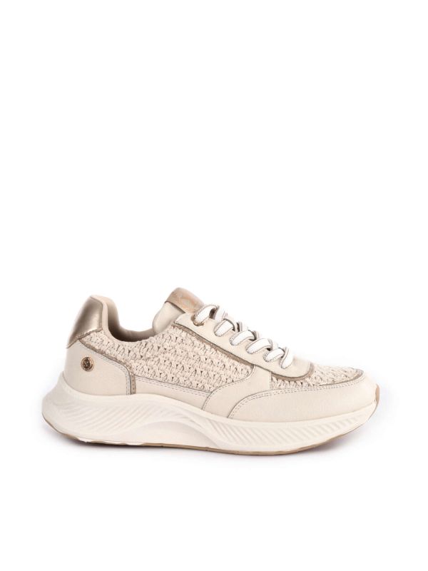 SNEAKERS CON UNCINETTO XTI DONNA BEIGE