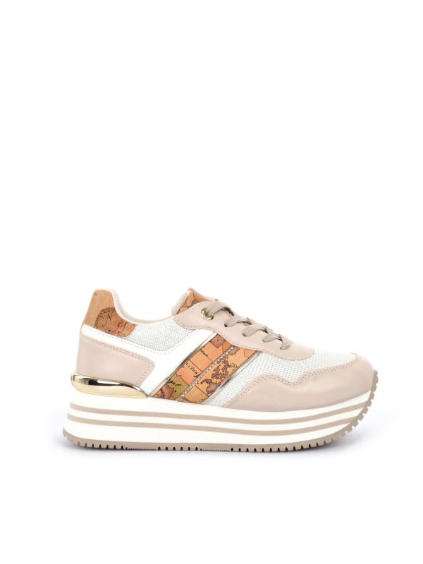 SNEAKERS CON ZEPPA ALVIERO MARTINI 1^ CLASSE DONNA SABBIA