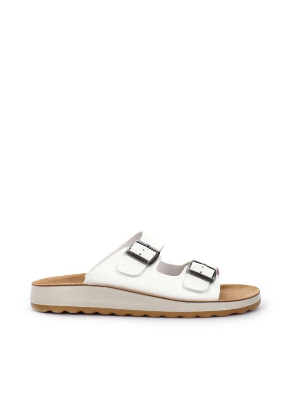 CIABATTA DOPPIA FASCIA FLY FLOT DA DONNA BIANCO