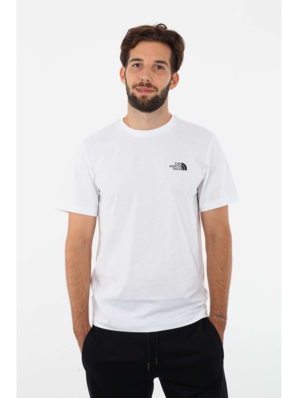 T-SHIRT SIMPLE DOME THE NORTH FACE DA UOMO BIANCO