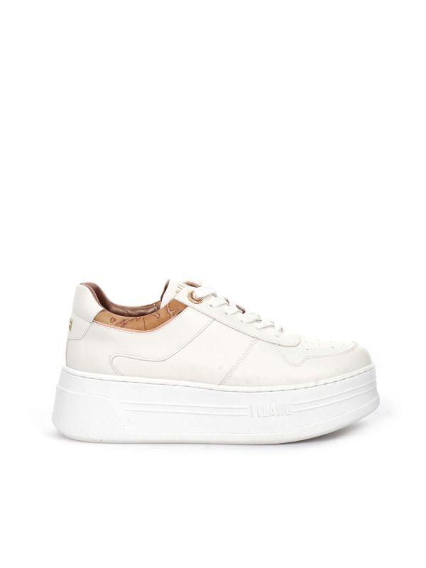 SNEAKERS CON PLATFORM ALVIERO MARTINI 1^ CLASSE DONNA BIANCO