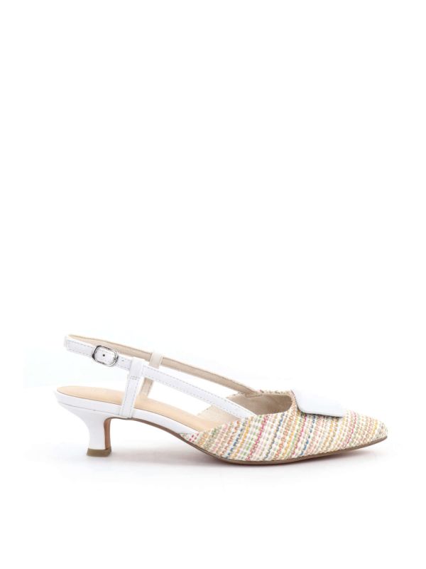 SLINGBACK CON FIBBIA MARCO TOZZI DA DONNA BIANCO