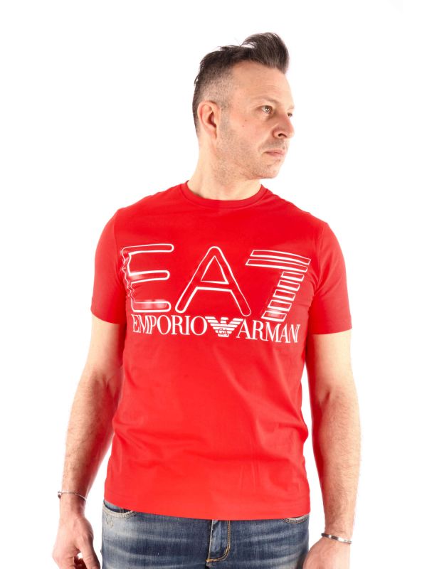 EA7 T-SHIRT MM - ROSSO
