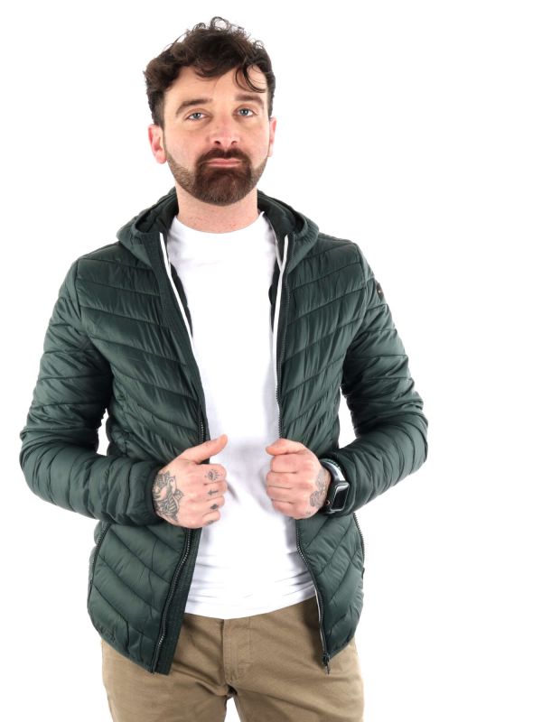 Giubbino verde uomo clearance