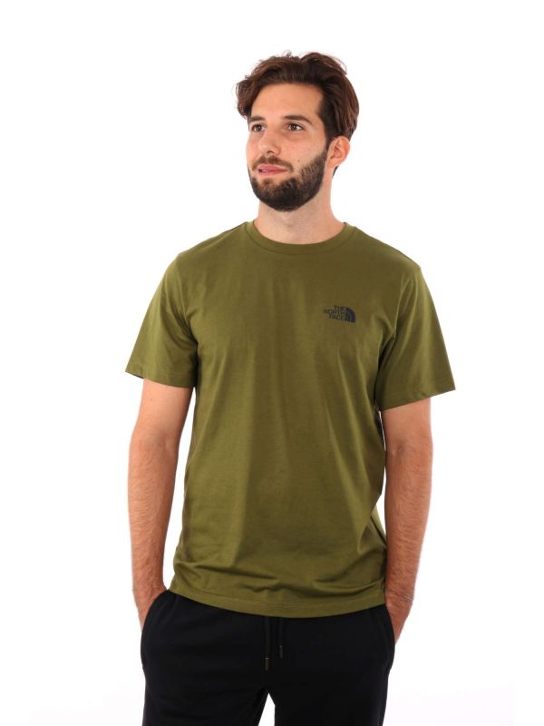 T-SHIRT SIMPLE DOME THE NORTH FACE DA UOMO OLIVA