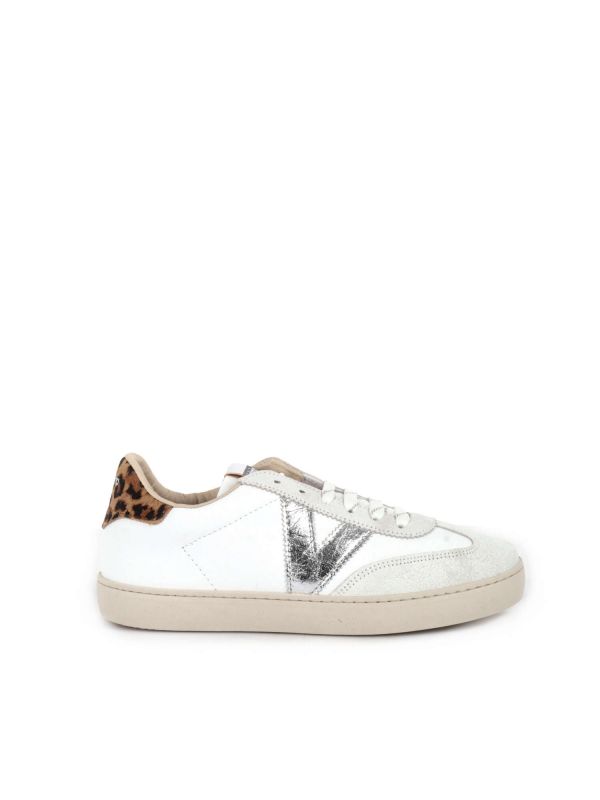 SNEAKERS BERLIN VICTORIA DONNA BIANCO ARGENTO