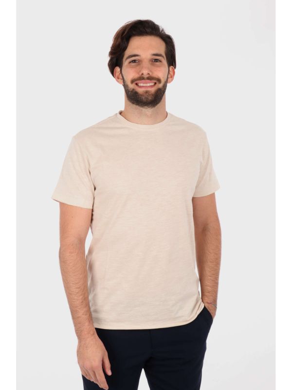 T-SHIRT YES ZEE UOMO BEIGE