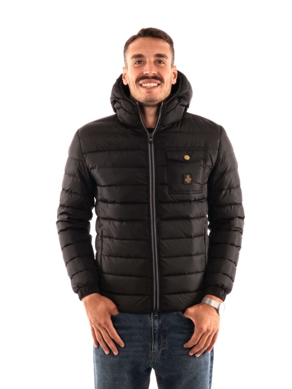 GIACCA DA RAGAZZO REFRIGIWEAR HUNTER CON CAPPUCCIO - NERO