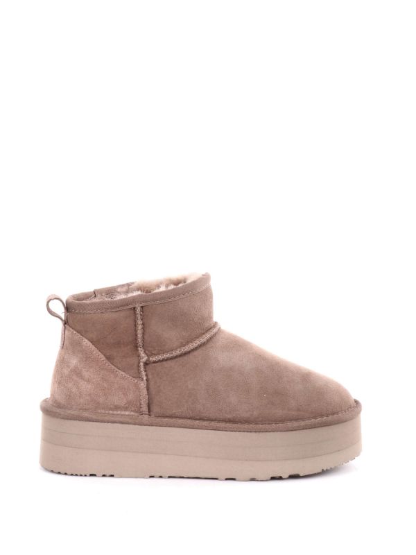 STIVALETTO CON PLATFORM AUSTRALIANO SHOELAB DONNA TAUPE