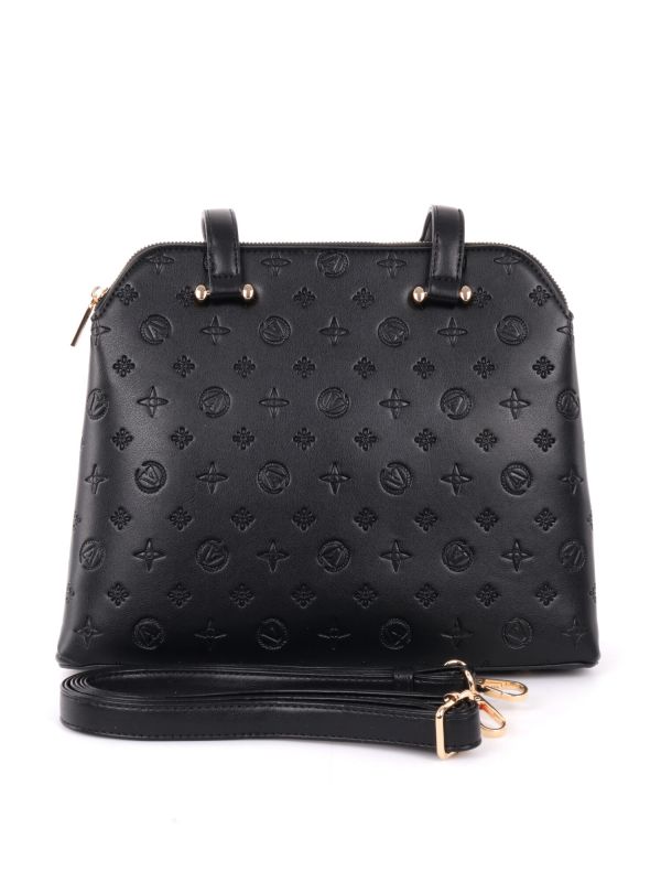BORSA MONOGRAMMA VALLEVERDE DONNA NERO