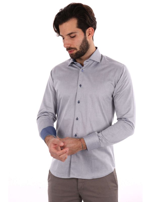 CAMICIA COGNAC FB UOMO GRIGIO