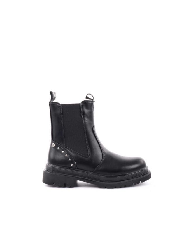 STIVALETTO CON ZIP ASSO DA BAMBINA NERO AG16604 BLACK Online a 35 99 Meca Moda Dress Shoes