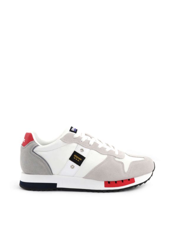 SNEAKERS QUEENS BLAUER UOMO BIANCO-ROSSO
