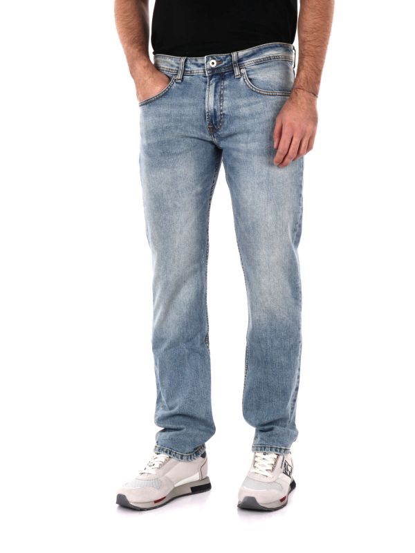 DENIM STRAIGHT PEPE JEANS DA UOMO BLU CHIARO