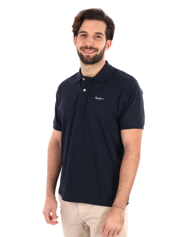 POLO ESSENTIAL PEPE JEANS UOMO BLU