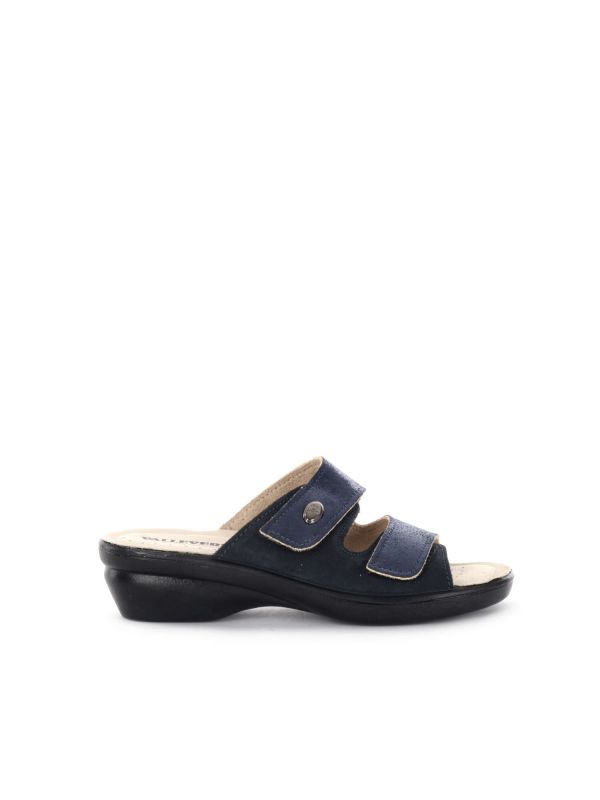 CIABATTA CON DOPPIO STRAP VALLEVERDE DONNA BLU