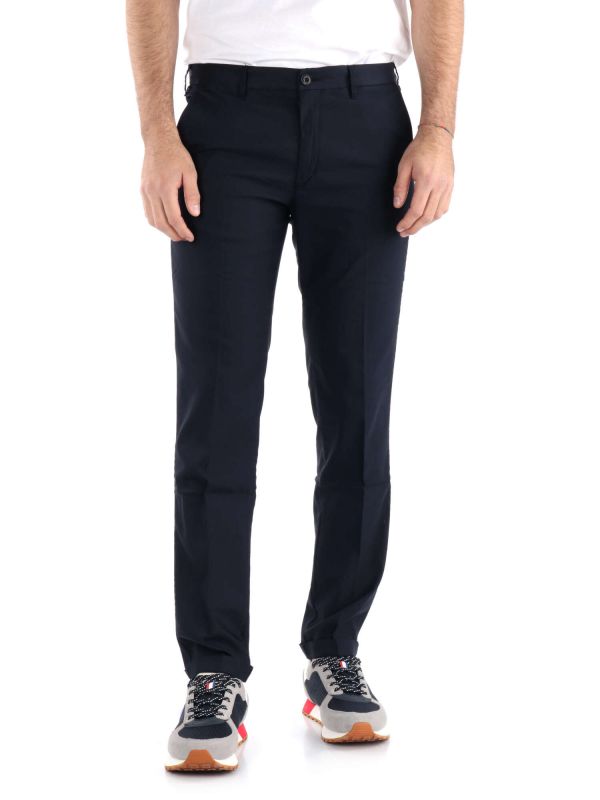PANTALONE TENCEL 40WEFT UOMO BLU