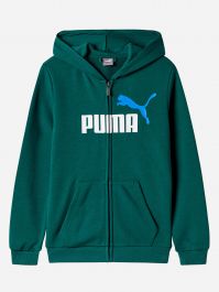 FELPA CON CAPPUCCIO PUMA RAGAZZO VERDE 676820 43 Online a Meca Moda Dress Shoes