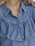 ONLY INDIGO LS FRILL - JEANS - 3