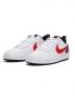 NIKE COURT BOROUGH L - BIANCO-ROSSO - 1