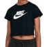 NIKE G. T-SHIRT CROP - NERO - 0