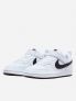 NIKE COURT BOROUGH L - BIANCO-NERO - 0