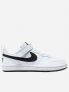 NIKE COURT BOROUGH L - BIANCO-NERO - 1