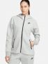 NIKE FELPA TECH FLC - GRIGIO - 0
