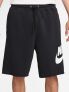 NIKE SHORT FT - NERO - 0
