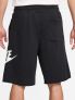 NIKE SHORT FT - NERO - 2