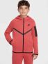 NIKE B FELPA TECH FL - ROSSO - 0
