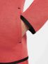 NIKE B FELPA TECH FL - ROSSO - 3
