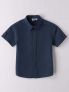 IDO CAMICIA LINO - BLU - 0