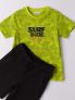 IDO T-SHIRT+BERMUDA - LIME - 2