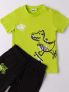 IDO T-SHIRT+BERMUDA - LIME - 1