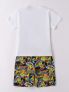 IDO T-SHIRT+BERMUDA - BIANCO-NERO - 2