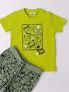 IDO BTS T-SHIRT+SHOR - VERDE - 1