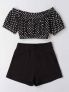 IDO BTS TOP+SHORT - NERO - 0