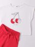 IDO BTS T-SHIRT+SHOR - BIANCO-ROSSO - 1
