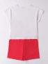 IDO BTS T-SHIRT+SHOR - BIANCO-ROSSO - 2
